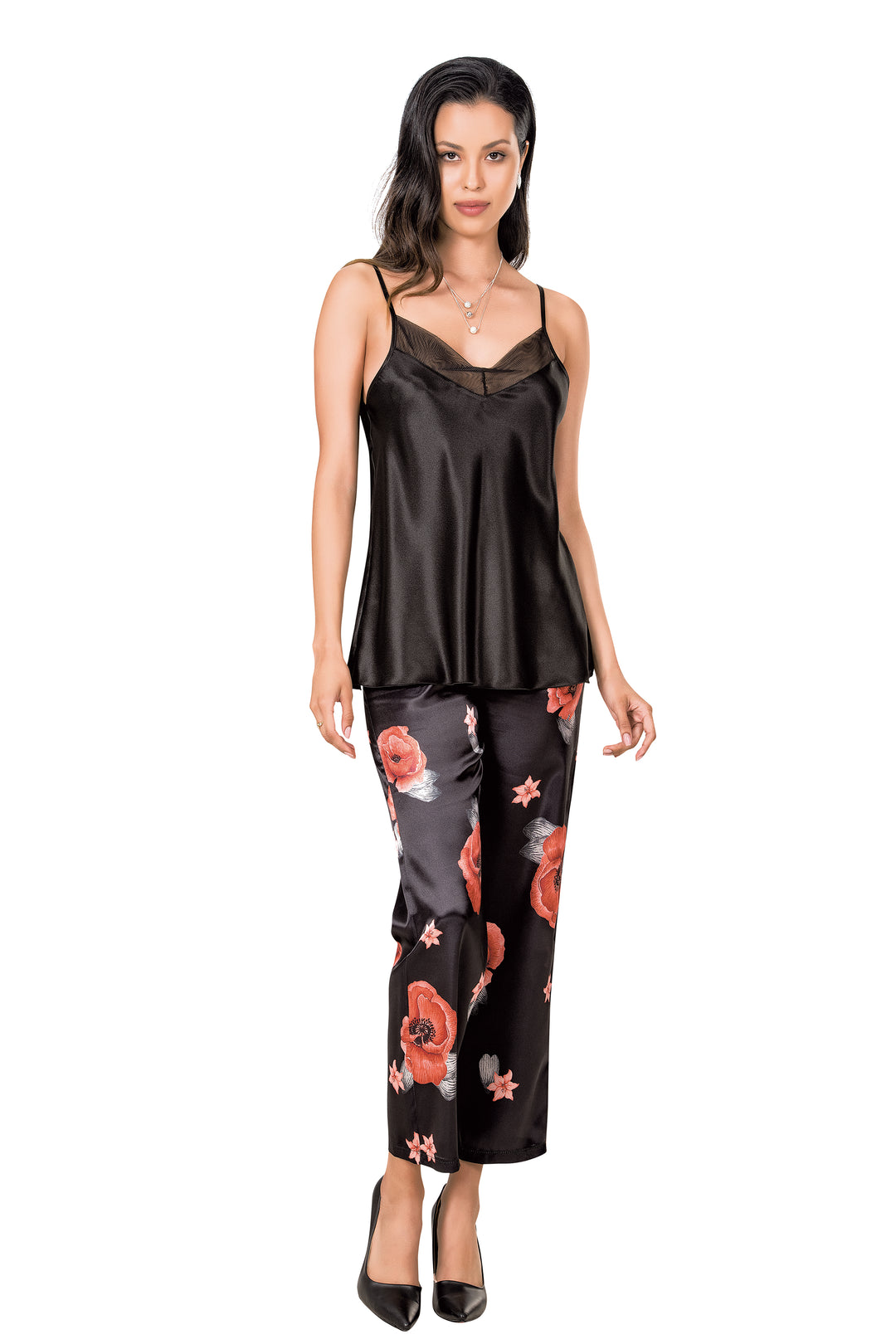 Saten Pijama Takımı 217