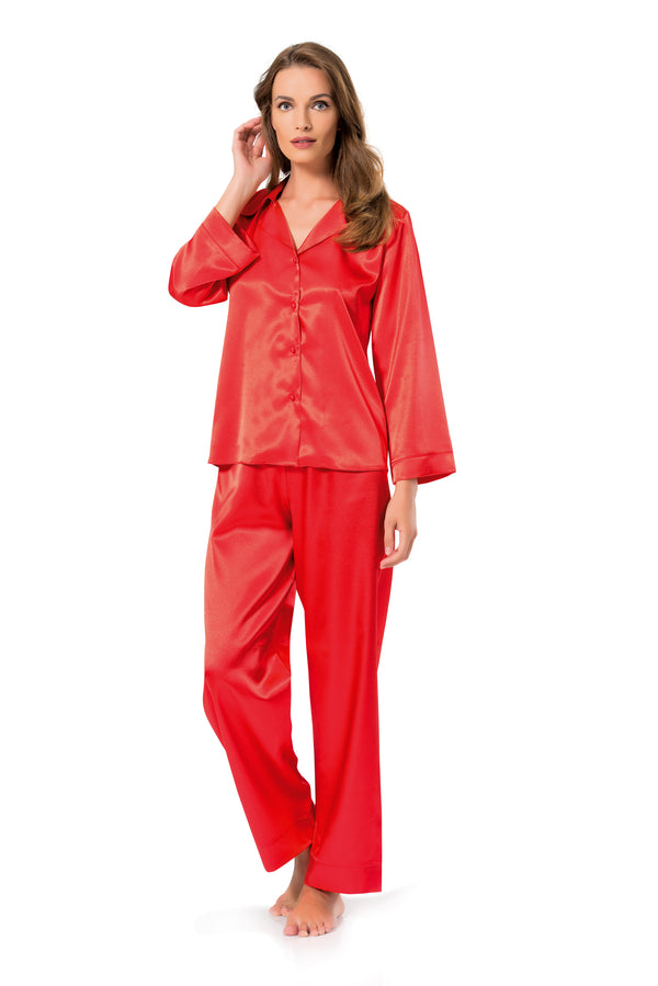 Saten Pijama Takımı