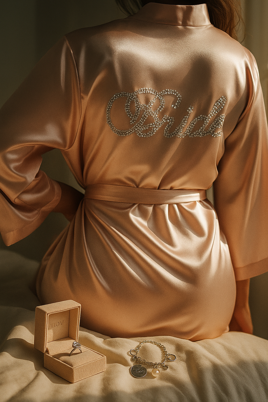 Taş Bride Yazılı Sabahlık 1153