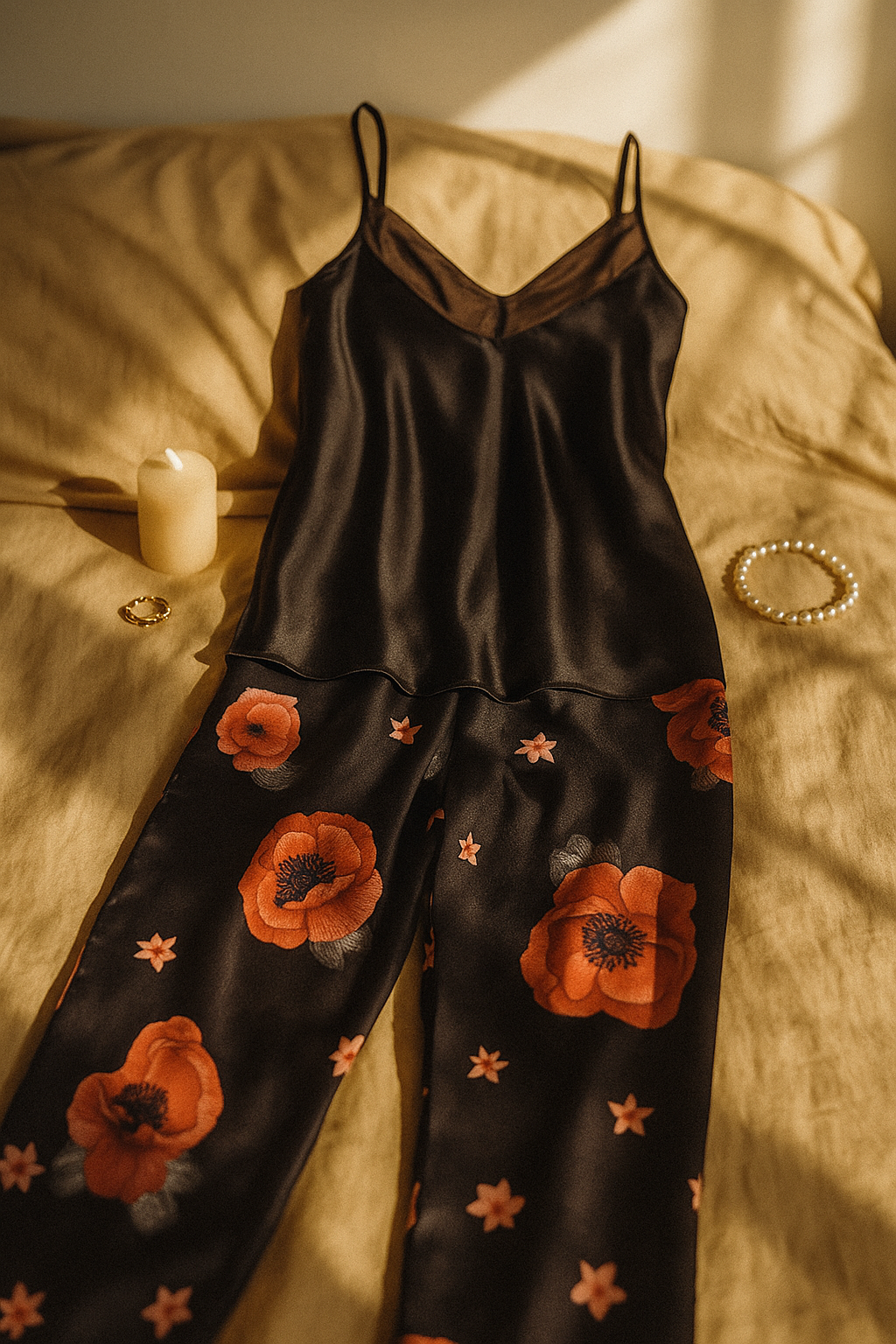 Saten Pijama Takımı 217