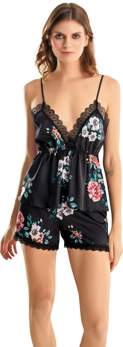 Şortlu Saten Takım 703