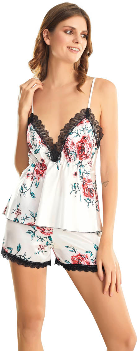 Şortlu Saten Takım 703