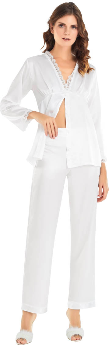 Saten Pijama Takımı 773